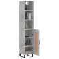 vidaXL Highboard Betongrau 34,5x34x180 cm Holzwerkstoff vidaXL Highboard Betongrau 34,5x34x180 cm Holzwerkstoff