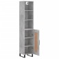 vidaXL Highboard Betongrau 34,5x34x180 cm Holzwerkstoff vidaXL Highboard Betongrau 34,5x34x180 cm Holzwerkstoff