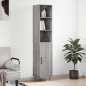 vidaXL Highboard Grau Sonoma 34,5x34x180 cm Holzwerkstoff vidaXL Highboard Grau Sonoma 34,5x34x180 cm Holzwerkstoff