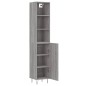 vidaXL Highboard Grau Sonoma 34,5x34x180 cm Holzwerkstoff vidaXL Highboard Grau Sonoma 34,5x34x180 cm Holzwerkstoff