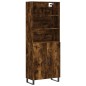 vidaXL Highboard Räuchereiche 69,5x34x180 cm Holzwerkstoff vidaXL Highboard Räuchereiche 69,5x34x180 cm Holzwerkstoff