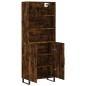 vidaXL Highboard Räuchereiche 69,5x34x180 cm Holzwerkstoff vidaXL Highboard Räuchereiche 69,5x34x180 cm Holzwerkstoff