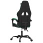 Gaming-Stuhl Drehbar Schwarz und Grün Kunstleder Gaming-Stuhl Drehbar Schwarz und Grün Kunstleder