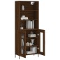 vidaXL Highboard Braun Eichen-Optik 69,5x34x180 cm Holzwerkstoff vidaXL Highboard Braun Eichen-Optik 69,5x34x180 cm Holzwerkstoff