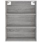 vidaXL Highboard Grau Sonoma 69,5x34x180 cm Holzwerkstoff vidaXL Highboard Grau Sonoma 69,5x34x180 cm Holzwerkstoff