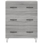 vidaXL Highboard Grau Sonoma 69,5x34x180 cm Holzwerkstoff vidaXL Highboard Grau Sonoma 69,5x34x180 cm Holzwerkstoff