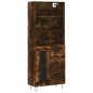 vidaXL Highboard Räuchereiche 69,5x34x180 cm Holzwerkstoff vidaXL Highboard Räuchereiche 69,5x34x180 cm Holzwerkstoff