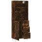 vidaXL Highboard Räuchereiche 69,5x34x180 cm Holzwerkstoff vidaXL Highboard Räuchereiche 69,5x34x180 cm Holzwerkstoff