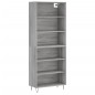 vidaXL Highboard Grau Sonoma 69,5x32,5x180 cm Holzwerkstoff vidaXL Highboard Grau Sonoma 69,5x32,5x180 cm Holzwerkstoff