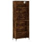 vidaXL Highboard Räuchereiche 69,5x32,5x180 cm Holzwerkstoff vidaXL Highboard Räuchereiche 69,5x32,5x180 cm Holzwerkstoff