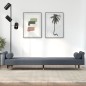 Schlafsofa mit Kissen Dunkelgrau Samt Schlafsofa mit Kissen Dunkelgrau Samt
