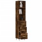 vidaXL Highboard Räuchereiche 34,5x34x180 cm Holzwerkstoff vidaXL Highboard Räuchereiche 34,5x34x180 cm Holzwerkstoff