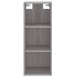 vidaXL Highboard Grau Sonoma 34,5x34x180 cm Holzwerkstoff vidaXL Highboard Grau Sonoma 34,5x34x180 cm Holzwerkstoff