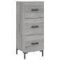 vidaXL Highboard Grau Sonoma 34,5x34x180 cm Holzwerkstoff vidaXL Highboard Grau Sonoma 34,5x34x180 cm Holzwerkstoff