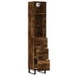 vidaXL Highboard Räuchereiche 34,5x34x180 cm Holzwerkstoff vidaXL Highboard Räuchereiche 34,5x34x180 cm Holzwerkstoff