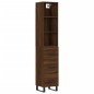 vidaXL Highboard Braun Eichen-Optik 34,5x34x180 cm Holzwerkstoff vidaXL Highboard Braun Eichen-Optik 34,5x34x180 cm Holzwerkstoff