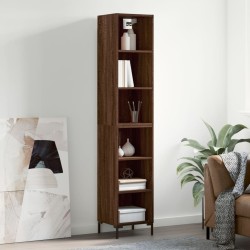 vidaXL Highboard Braun Eichen-Optik 34,5x32,5x180 cm Holzwerkstoff