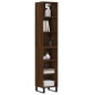 vidaXL Highboard Braun Eichen-Optik 34,5x32,5x180 cm Holzwerkstoff vidaXL Highboard Braun Eichen-Optik 34,5x32,5x180 cm Holzwerkstoff