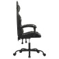Gaming-Stuhl Drehbar Schwarz und Tarnfarben Kunstleder Gaming-Stuhl Drehbar Schwarz und Tarnfarben Kunstleder