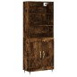 vidaXL Highboard Räuchereiche 69,5x34x180 cm Holzwerkstoff vidaXL Highboard Räuchereiche 69,5x34x180 cm Holzwerkstoff