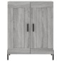 vidaXL Highboard Grau Sonoma 69,5x34x180 cm Holzwerkstoff vidaXL Highboard Grau Sonoma 69,5x34x180 cm Holzwerkstoff