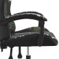 Gaming-Stuhl Drehbar Schwarz und Tarnfarben Kunstleder Gaming-Stuhl Drehbar Schwarz und Tarnfarben Kunstleder