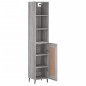 vidaXL Highboard Grau Sonoma 34,5x34x180 cm Holzwerkstoff vidaXL Highboard Grau Sonoma 34,5x34x180 cm Holzwerkstoff