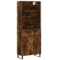 vidaXL Highboard Räuchereiche 69,5x34x180 cm Holzwerkstoff vidaXL Highboard Räuchereiche 69,5x34x180 cm Holzwerkstoff
