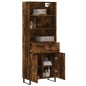 vidaXL Highboard Räuchereiche 69,5x34x180 cm Holzwerkstoff vidaXL Highboard Räuchereiche 69,5x34x180 cm Holzwerkstoff