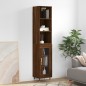 vidaXL Highboard Braun Eichen-Optik 34,5x34x180 cm Holzwerkstoff vidaXL Highboard Braun Eichen-Optik 34,5x34x180 cm Holzwerkstoff