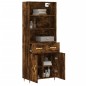 vidaXL Highboard Räuchereiche 69,5x34x180 cm Holzwerkstoff vidaXL Highboard Räuchereiche 69,5x34x180 cm Holzwerkstoff