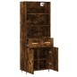 vidaXL Highboard Räuchereiche 69,5x34x180 cm Holzwerkstoff vidaXL Highboard Räuchereiche 69,5x34x180 cm Holzwerkstoff