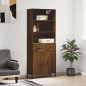 vidaXL Highboard Braun Eichen-Optik 69,5x34x180 cm Holzwerkstoff vidaXL Highboard Braun Eichen-Optik 69,5x34x180 cm Holzwerkstoff