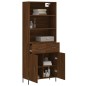 vidaXL Highboard Braun Eichen-Optik 69,5x34x180 cm Holzwerkstoff vidaXL Highboard Braun Eichen-Optik 69,5x34x180 cm Holzwerkstoff