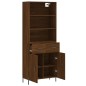 vidaXL Highboard Braun Eichen-Optik 69,5x34x180 cm Holzwerkstoff vidaXL Highboard Braun Eichen-Optik 69,5x34x180 cm Holzwerkstoff