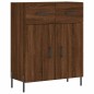 vidaXL Highboard Braun Eichen-Optik 69,5x34x180 cm Holzwerkstoff vidaXL Highboard Braun Eichen-Optik 69,5x34x180 cm Holzwerkstoff