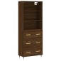 vidaXL Highboard Braun Eichen-Optik 69,5x34x180 cm Holzwerkstoff vidaXL Highboard Braun Eichen-Optik 69,5x34x180 cm Holzwerkstoff
