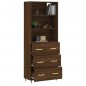 vidaXL Highboard Braun Eichen-Optik 69,5x34x180 cm Holzwerkstoff vidaXL Highboard Braun Eichen-Optik 69,5x34x180 cm Holzwerkstoff