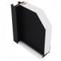 vidaXL Haustür Anthrazit 100x200 cm Aluminium vidaXL Haustür Anthrazit 100x200 cm Aluminium