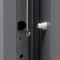 vidaXL Haustür Anthrazit 100x200 cm Aluminium vidaXL Haustür Anthrazit 100x200 cm Aluminium