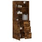 vidaXL Highboard Räuchereiche 69,5x34x180 cm Holzwerkstoff vidaXL Highboard Räuchereiche 69,5x34x180 cm Holzwerkstoff