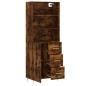 vidaXL Highboard Räuchereiche 69,5x34x180 cm Holzwerkstoff vidaXL Highboard Räuchereiche 69,5x34x180 cm Holzwerkstoff