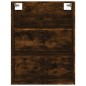 vidaXL Highboard Räuchereiche 69,5x32,5x180 cm Holzwerkstoff vidaXL Highboard Räuchereiche 69,5x32,5x180 cm Holzwerkstoff