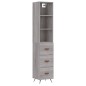 vidaXL Highboard Grau Sonoma 34,5x34x180 cm Holzwerkstoff vidaXL Highboard Grau Sonoma 34,5x34x180 cm Holzwerkstoff