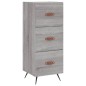 vidaXL Highboard Grau Sonoma 34,5x34x180 cm Holzwerkstoff vidaXL Highboard Grau Sonoma 34,5x34x180 cm Holzwerkstoff