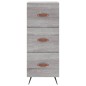 vidaXL Highboard Grau Sonoma 34,5x34x180 cm Holzwerkstoff vidaXL Highboard Grau Sonoma 34,5x34x180 cm Holzwerkstoff