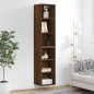 vidaXL Highboard Braun Eichen-Optik 34,5x32,5x180 cm Holzwerkstoff vidaXL Highboard Braun Eichen-Optik 34,5x32,5x180 cm Holzwerkstoff