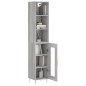 vidaXL Highboard Grau Sonoma 34,5x34x180 cm Holzwerkstoff vidaXL Highboard Grau Sonoma 34,5x34x180 cm Holzwerkstoff