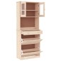 vidaXL Highboard ALTA 77x35x188 cm Massivholz Kiefer vidaXL Highboard ALTA 77x35x188 cm Massivholz Kiefer