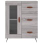 vidaXL Highboard Grau Sonoma 69,5x34x180 cm Holzwerkstoff vidaXL Highboard Grau Sonoma 69,5x34x180 cm Holzwerkstoff